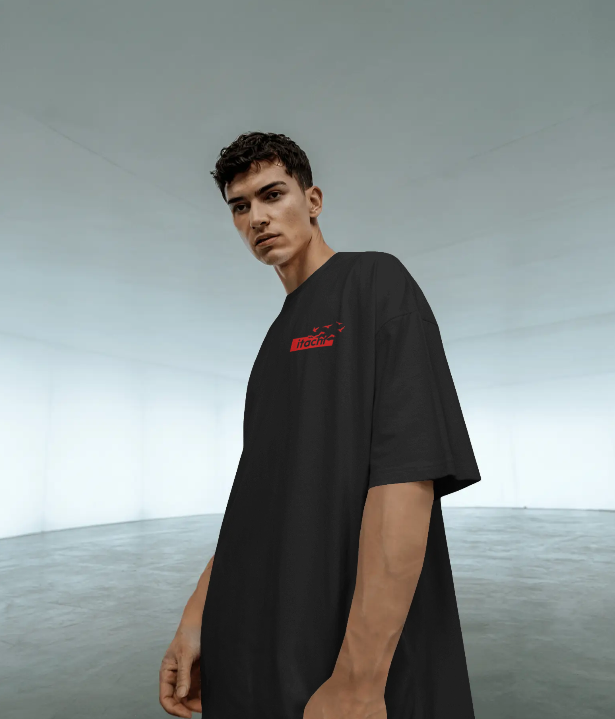 Uchiha Itachi Premium Oversized Anime T-Shirt – Black