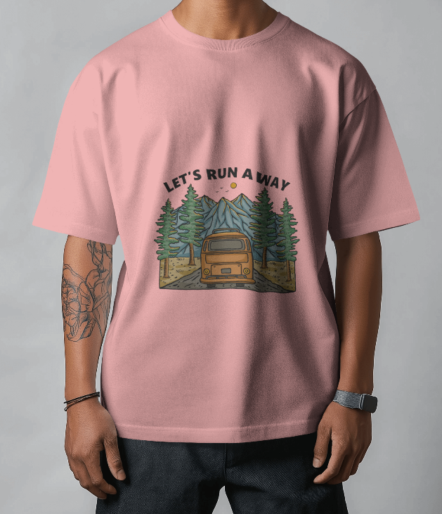 Let’s Run Away – Premium Travel Graphic T-Shirt