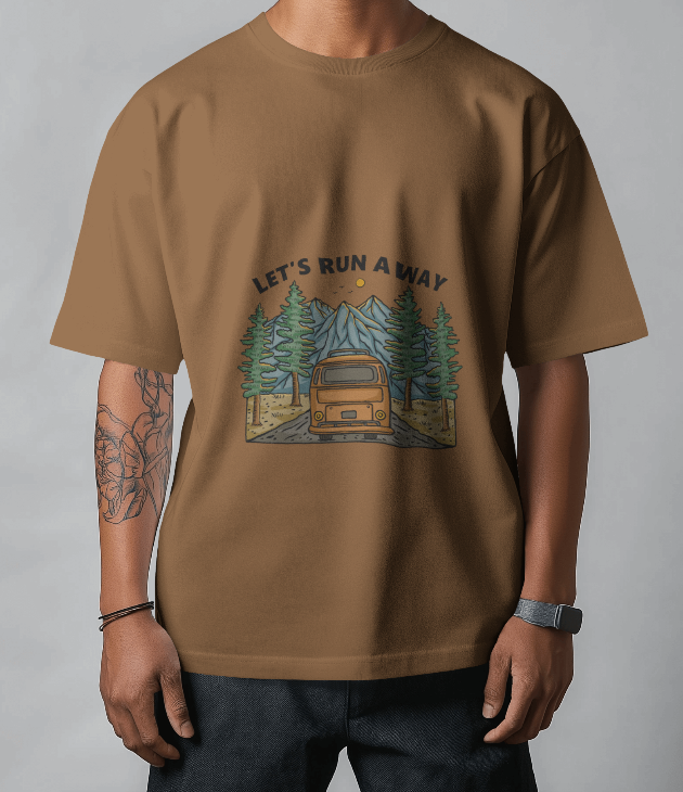 Let’s Run Away – Premium Travel Graphic T-Shirt
